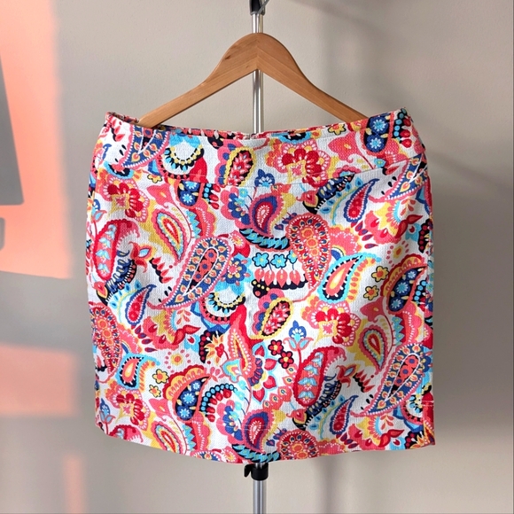 ✨NWOT Talbots Petites Paisley Skirt | Size 10P ✨ - Picture 1 of 5